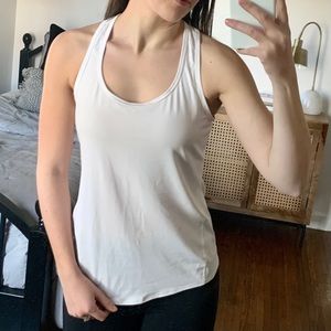Athleta Basic White Workout Tank Size Small